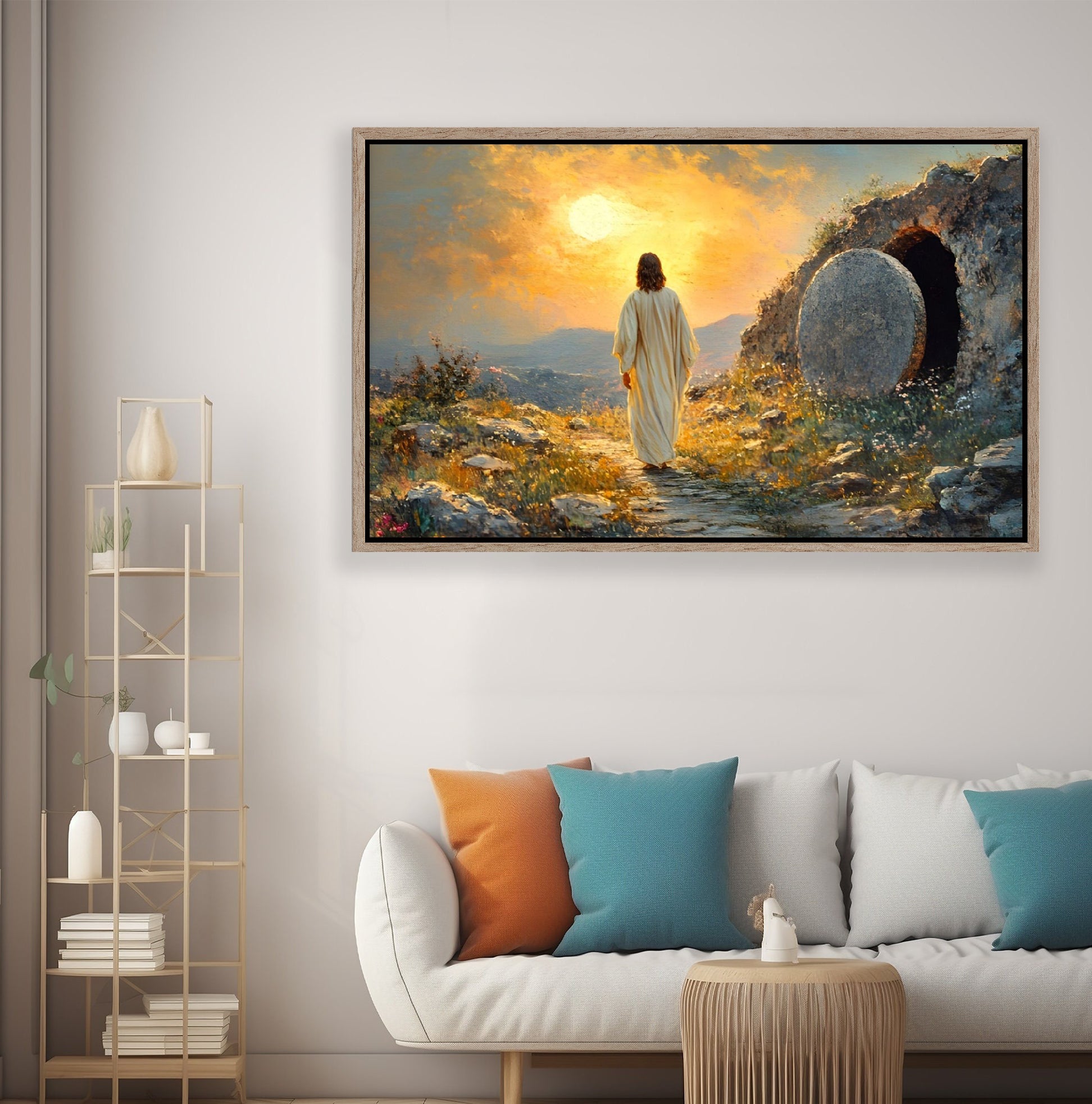 Empty Tomb Poster, He is Risen Wall Art, He is Risen Poster, Jesus Poster, Easter Jesus Poster, Jesus Resurrection Wall Art, Lent Wall Art